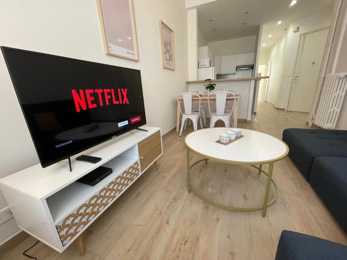 Nice Renting - Penchienatti - Spacious Apartment - 2 Bedrooms - King Bed - View Heart Of ニース エクステリア 写真
